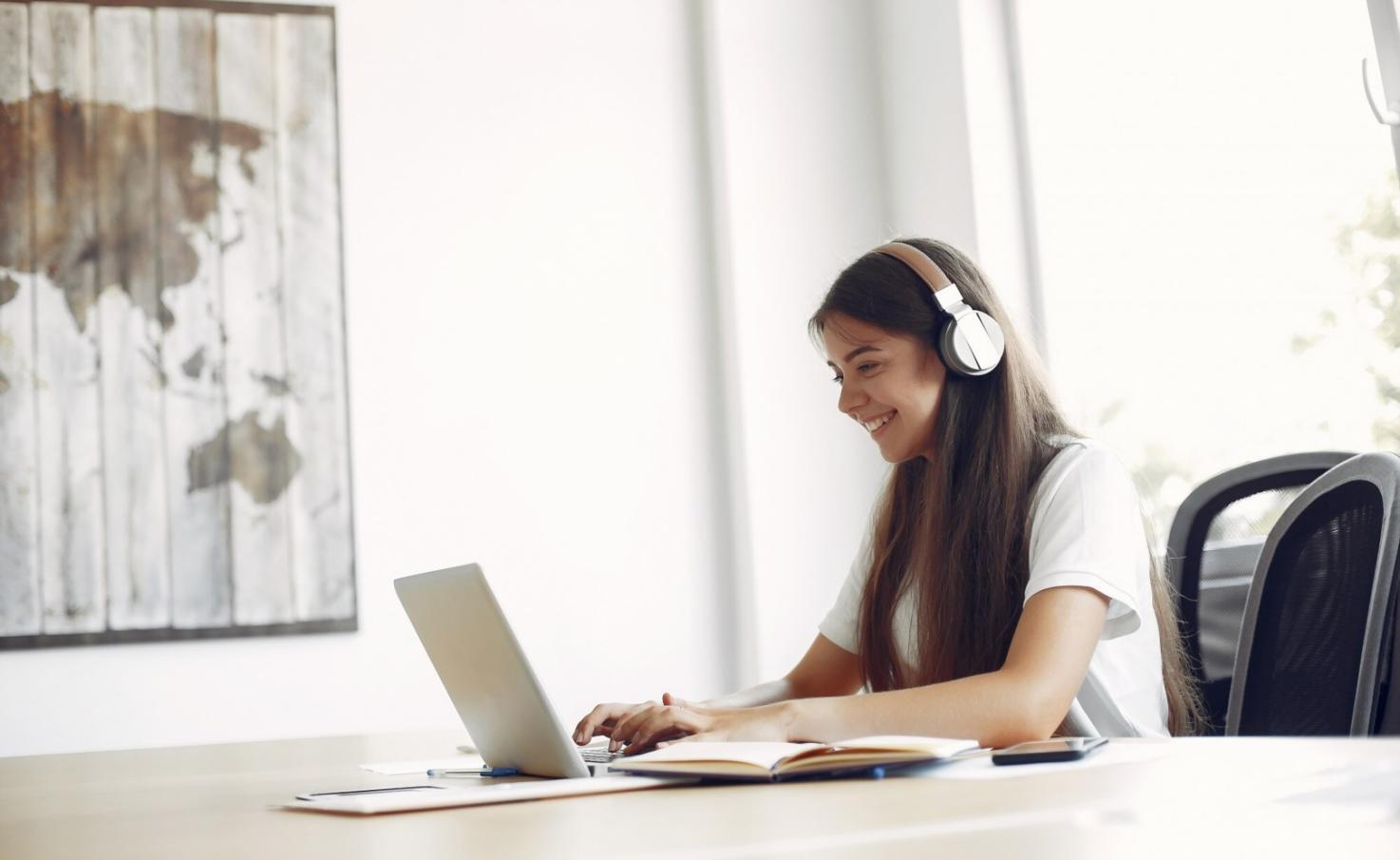 Professional reviewing franchise financial statements and territory analysis