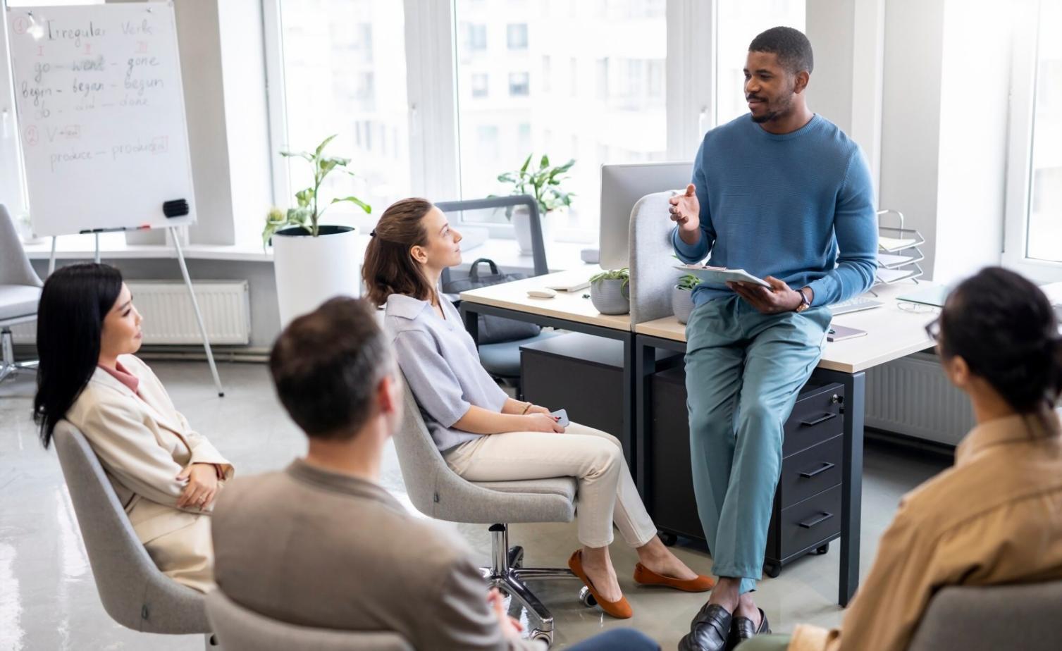 Financial planning workspace with documents and calculator